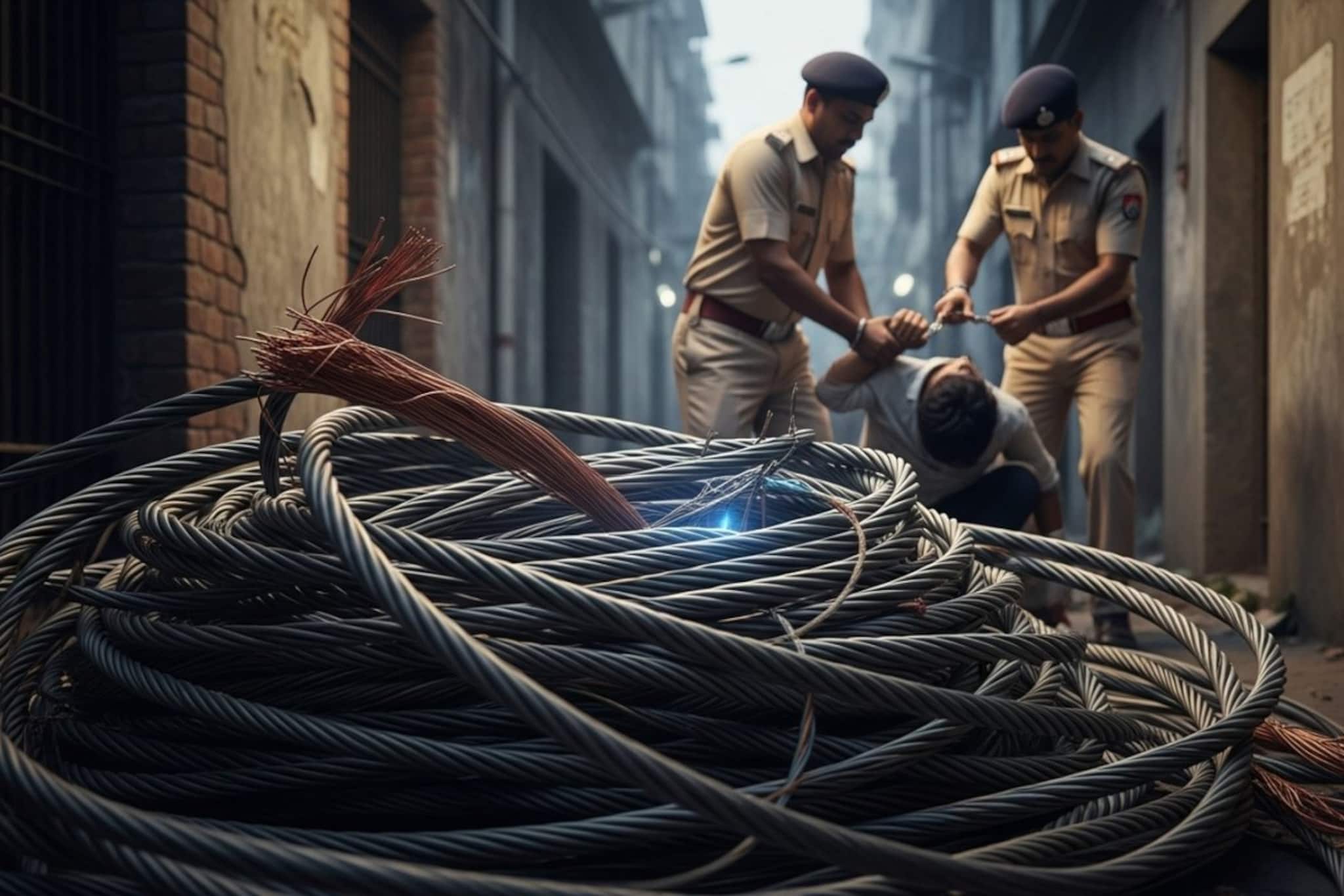 ১.৩৭ কোটি টাকার বিদ্যুতের কেবল চুরি! কলকাতা পুলিশের অ্যান্টি বার্গলারি স্কোয়াডের জালে ১