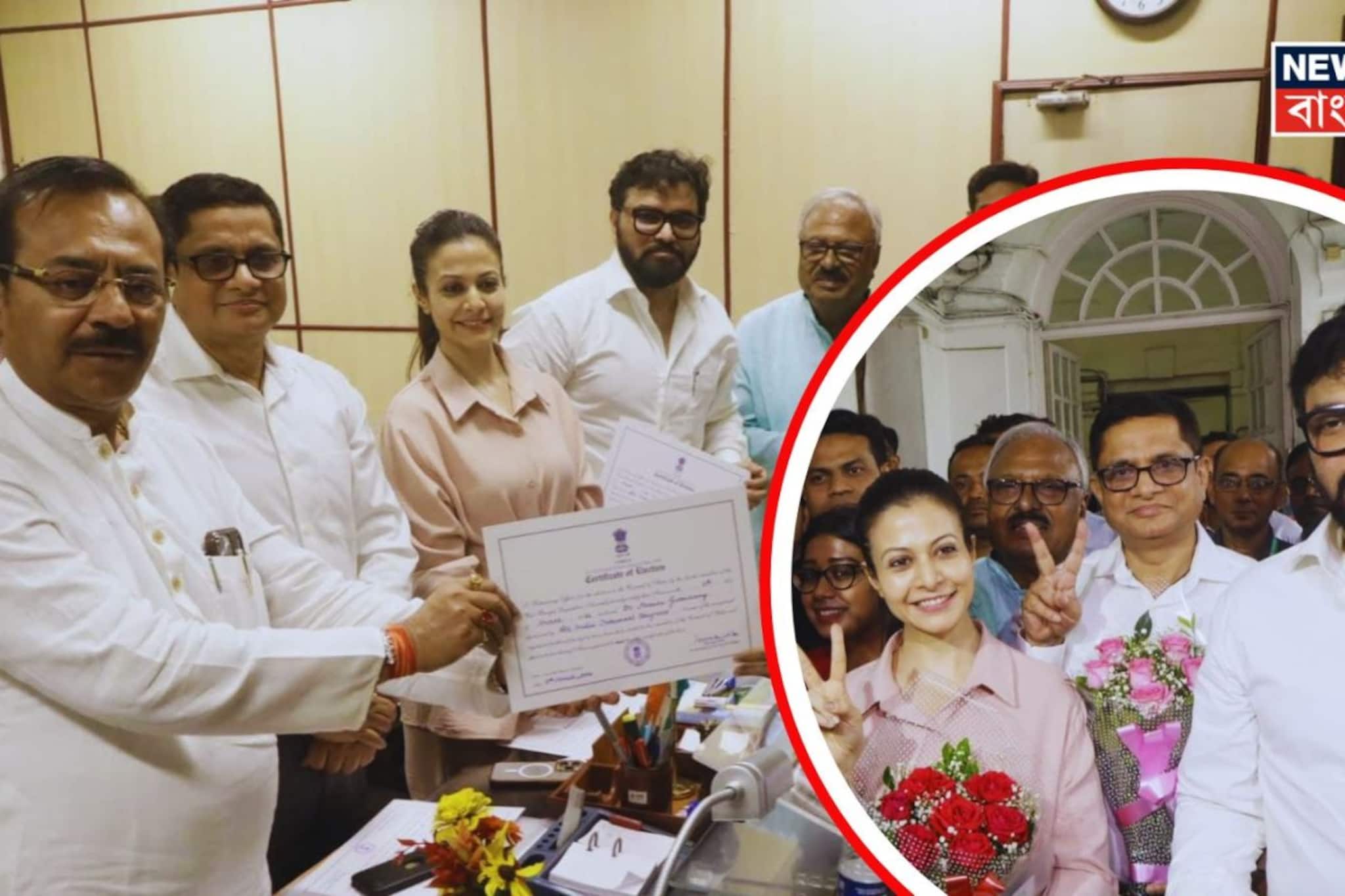 বিনা ভোটেই রাজ্যসভার সাংসদ হয়ে গেলেন রাজীব-বাবুল-কোয়েল-রাহুল, মেনকার শংসাপত্র নিলেন অরূপ