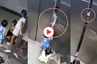 লিফটের মধ্যে দুই শিশু, আচমকা বন্ধ হতে শুরু করল দরজা..! পরমুহূর্তে যা ঘটল, ঘাম ছুটল মেয়েটির