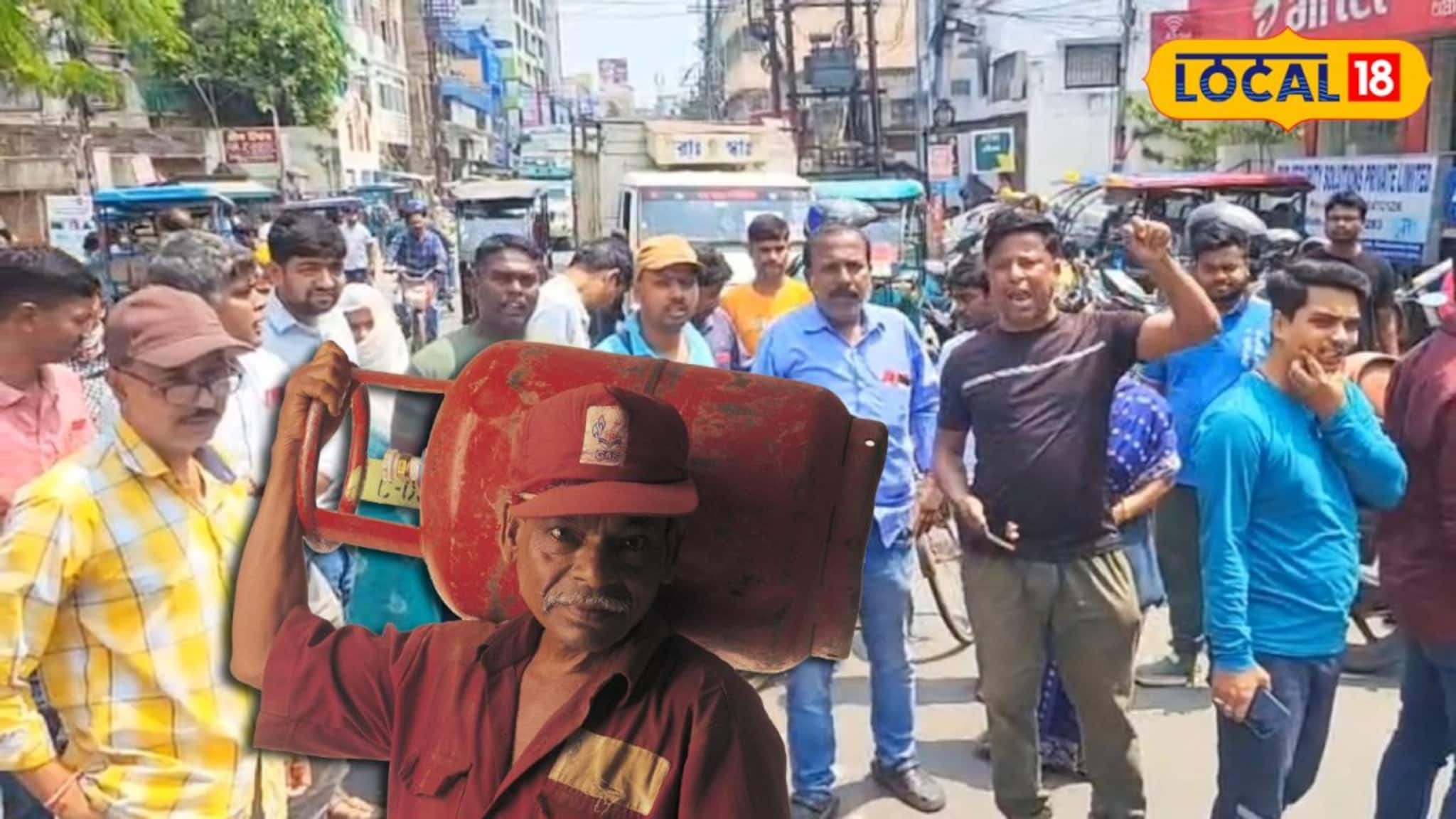 ডেলিভারি মেসেজ পেলেও মিলছে না সিলিন্ডার! কালোবাজারির অভিযোগে মালদহে রাস্তা অবরোধ