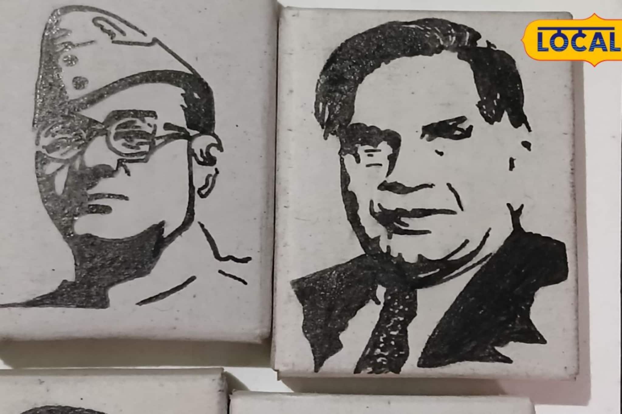 ফেলনা দেশলাই বাক্সেই রতন টাটা, নেতাজি...! হাওড়ার শিল্পীর জাদুকরী ছোঁয়া,পর পর ছবিতে দেখুন