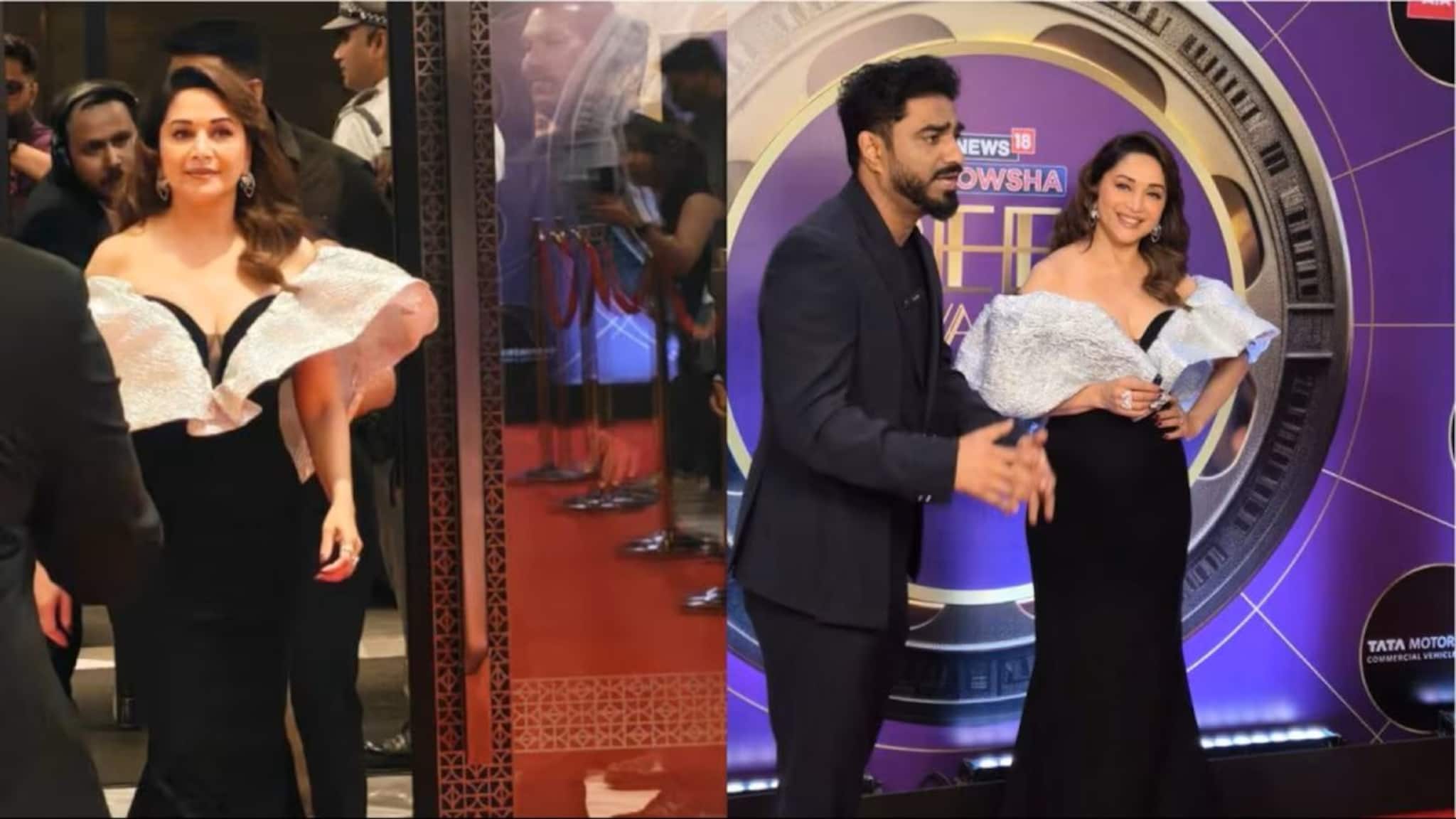 News18 Showsha Reel Awards 2026: রেড কার্পেটে চোখ সরানো কঠিন! মাধুরীর কালো গাউনের লুকেই মুগ্ধ সবাই