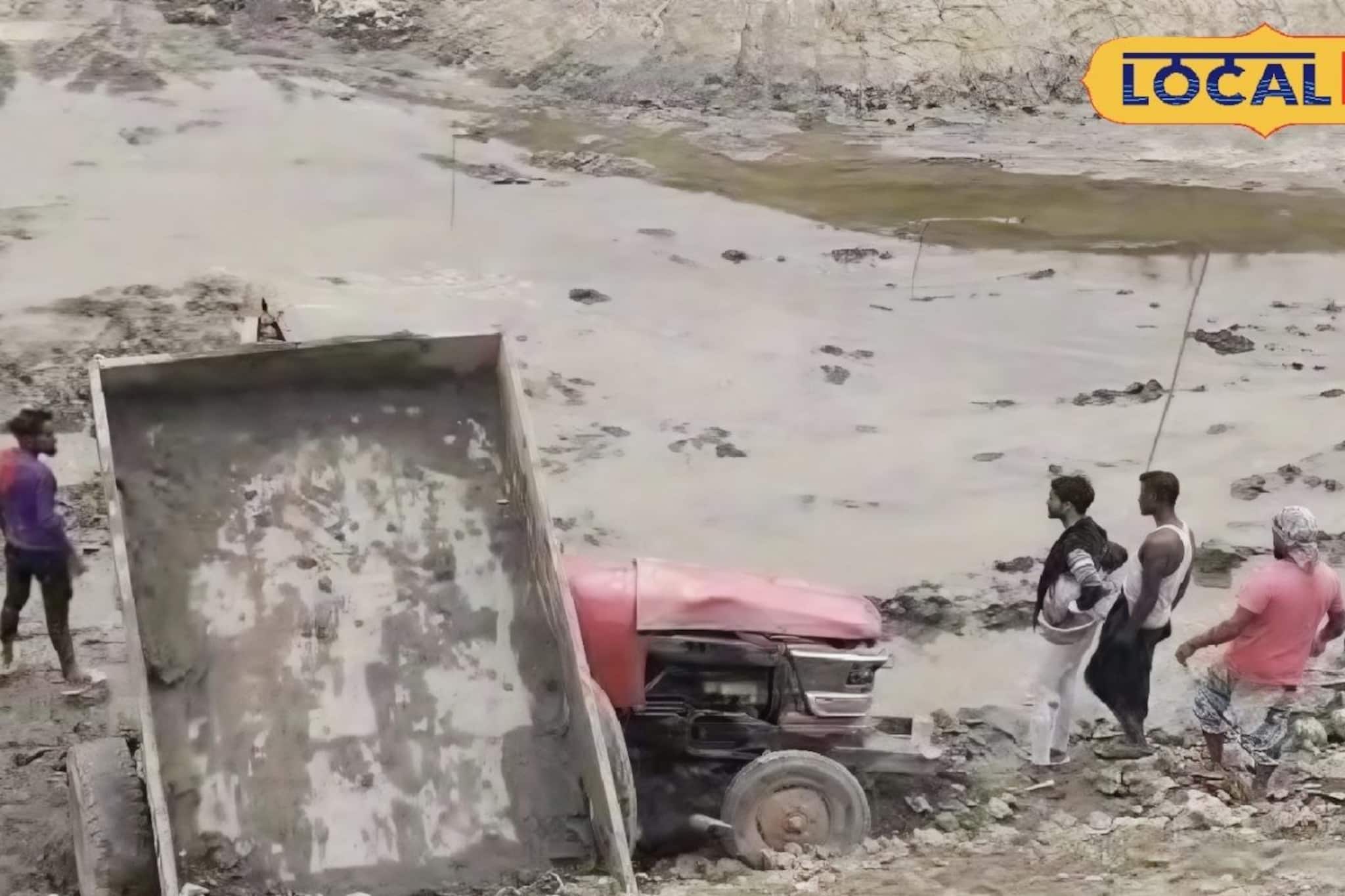 চোখের নিমেষে উল্টে গেল মাটিবোঝাই ট্রাক্টর, চাপা পড়ে মর্মান্তিক পরিণতি নাবালক খালাসির