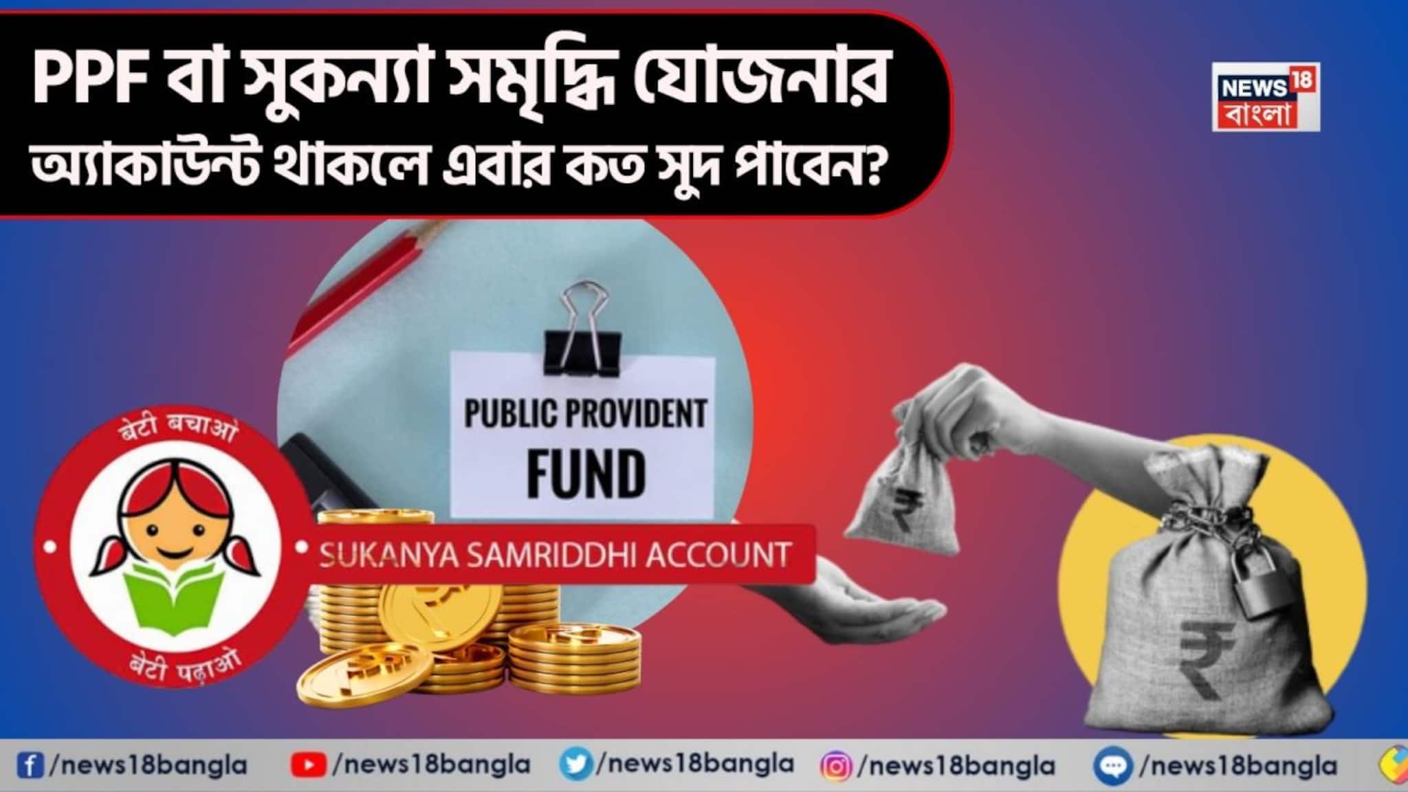 Small Savings Interest Rate: স্মল সেভিংস স্কিমের সুদ ঘোষণা ! PPF বা সুকন্যা সমৃদ্ধি যোজনার অ্যাকাউন্ট থাকলে এবার কত সুদ পাবেন ?