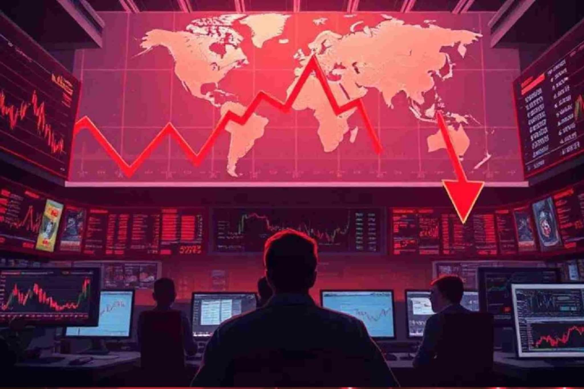 শেয়ার মার্কেটে 'ধস'! মুছে গেল ১২ লক্ষ কোটি টাকা, আতঙ্কে কাঁপল বাজার! পতনের নেপথ্যে কী কারণ?  