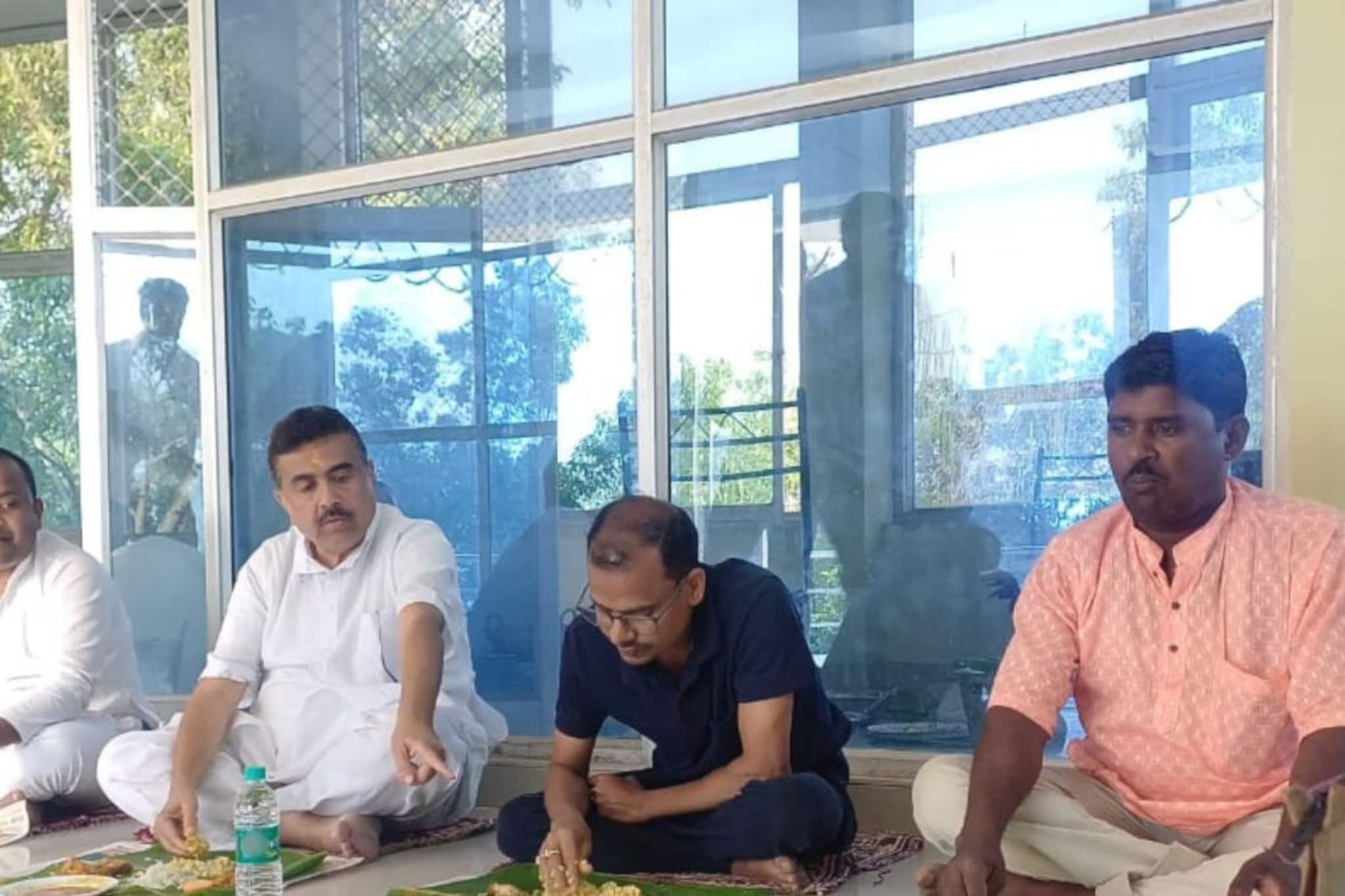 প্রচার শুরু করেই চমক শুভেন্দুর! দুপুরে কাদের সঙ্গে বসে মধ্যাহ্নভোজ সারলেন নন্দীগ্রামের BJP প্রার্থী জানেন? উঠে এল 'সেই' ইতিহাস!