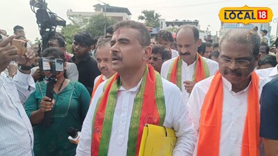 মনোনয়নপত্র জমা দিলেন শুভেন্দু অধিকারী