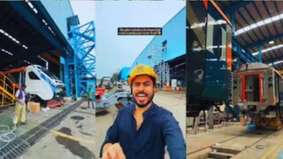চেন্নাইয়ের কারখানায় বন্দে ভারত এক্সপ্রেস তৈরির ভিডিও ভাইরাল!