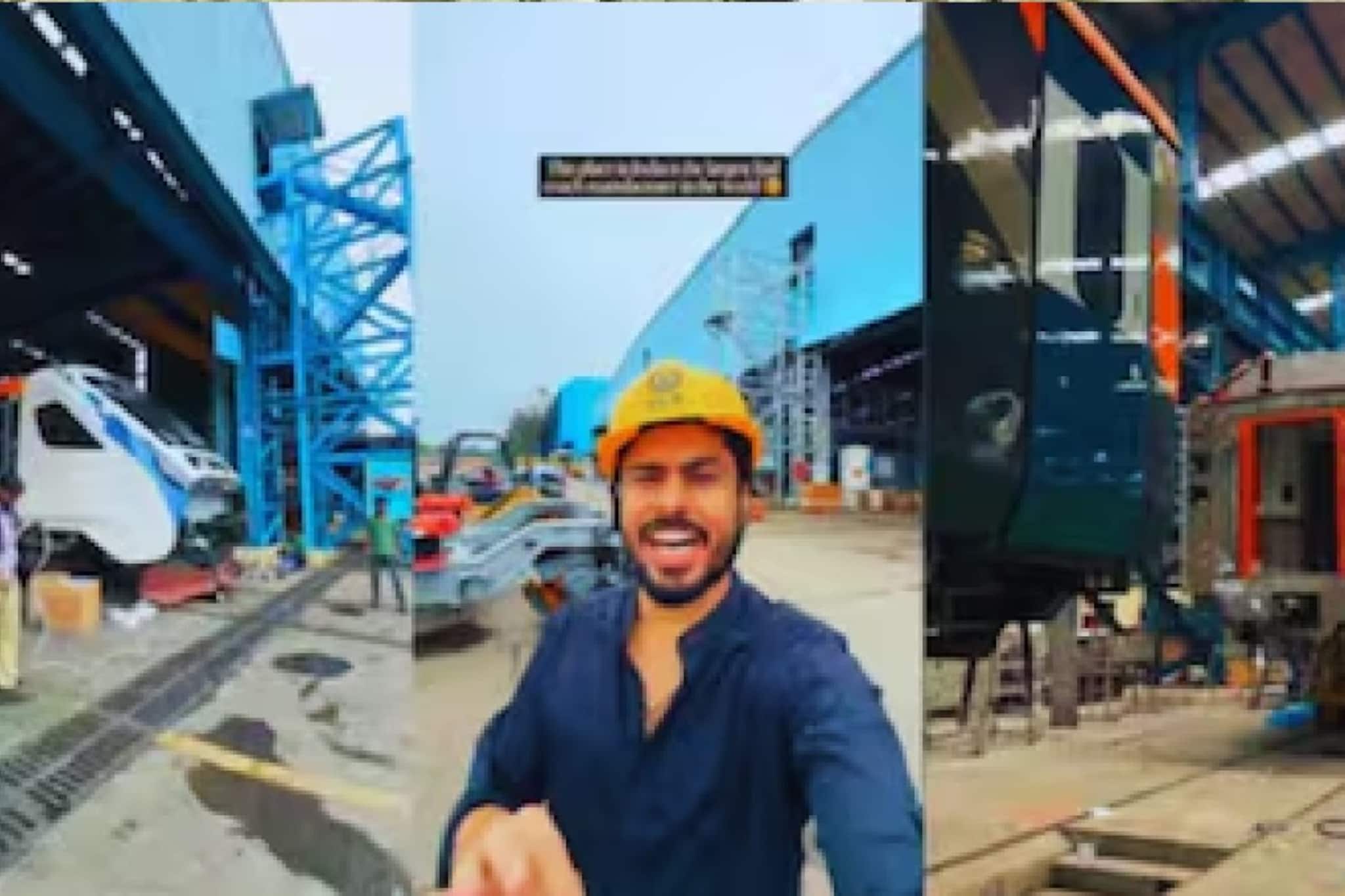 কী ভাবে তৈরি হয় বন্দে ভারত এক্সপ্রেস? রেল কারখানার ভিতরের এই ভিডিও দেখে বিস্মিত সবাই!