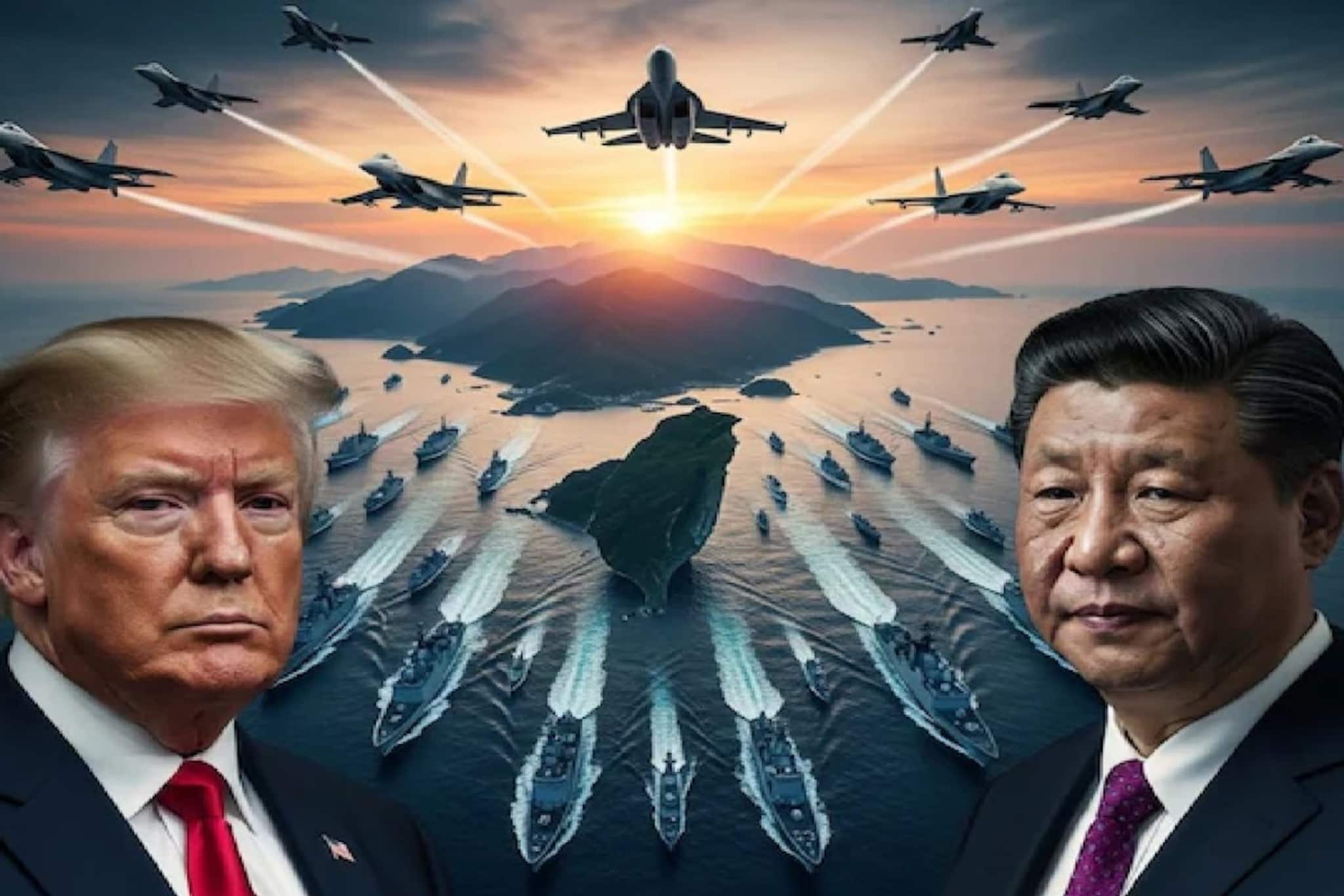 ইরানে ফেঁসে আমেরিকা, এই সুযোগে নেকড়ের মতো তাইওয়ান ঘিরে ফেলল চিন! ১৯টি যুদ্ধবিমান ও ৯টি জাহাজ মিলে যা করল...! ইরানে ফেঁসে আমেরিকা, এই সুযোগে নেকড়ের মতো তাইওয়ান ঘিরে ফেলল চিন! ১৯টি যুদ্ধবিমান ও ৯টি জাহাজ মিলে যা করল...!