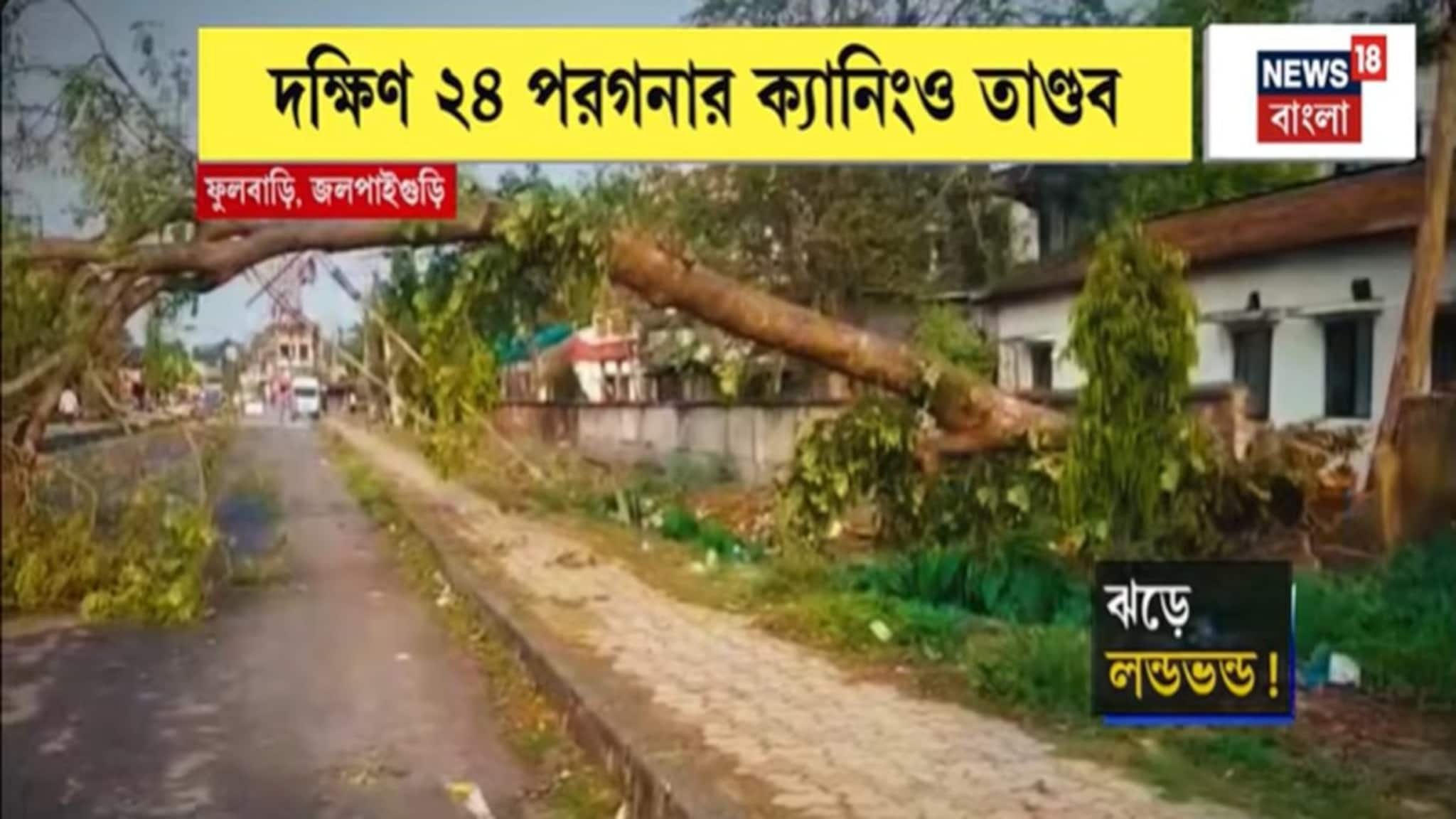 Weather News: ভয়ঙ্কর কালবৈশাখী! বাড়ি ভাঙল, গাছ পড়ল, উত্তরবঙ্গ থেকে দক্ষিণে তাণ্ডব