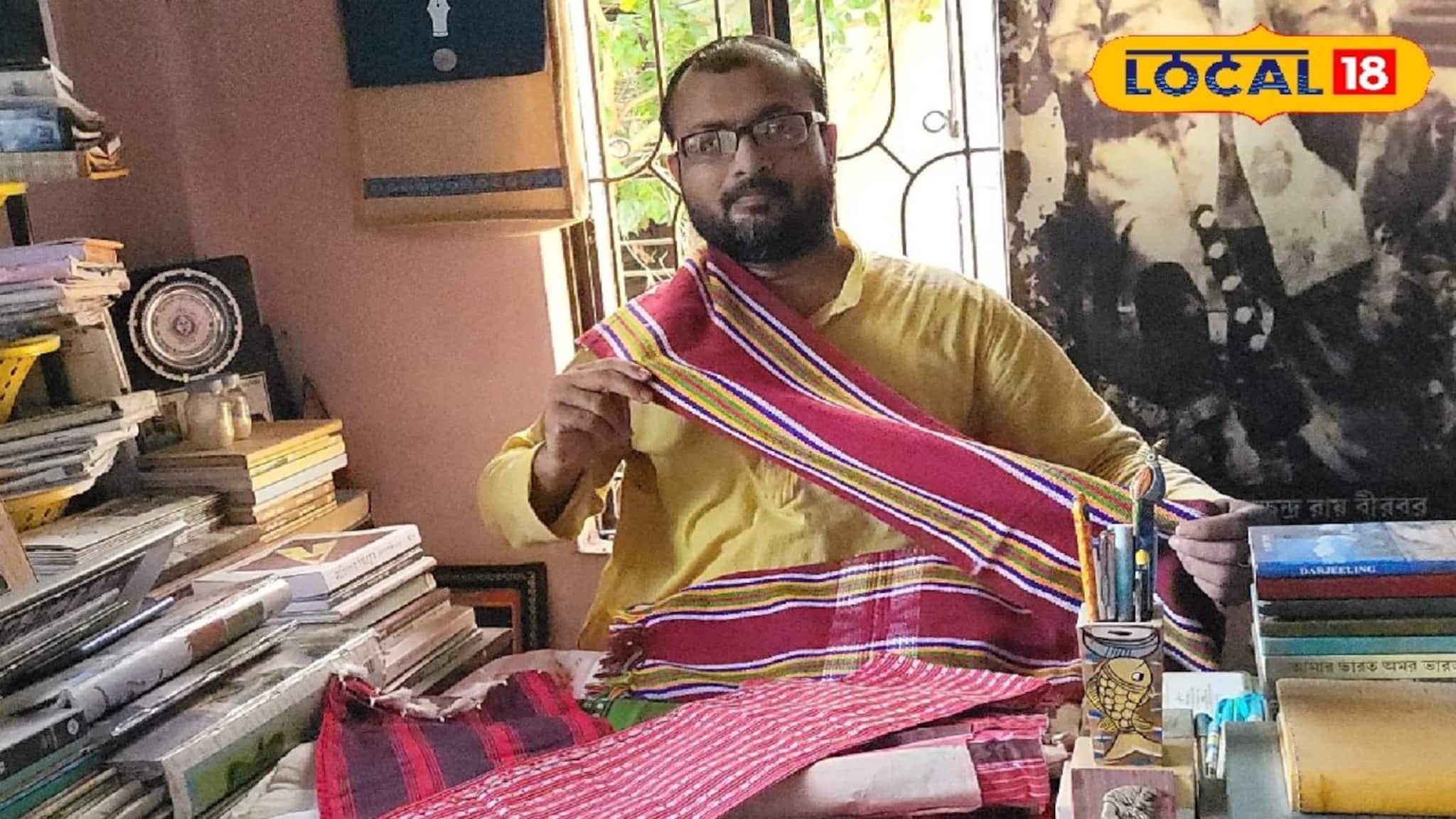 উত্তরীয়তে লুকিয়ে গোটা ভারতের ইতিহাস, শিক্ষকের ঘর যেন মিনি মিউজিয়াম! দেখে মুগ্ধ হবেন