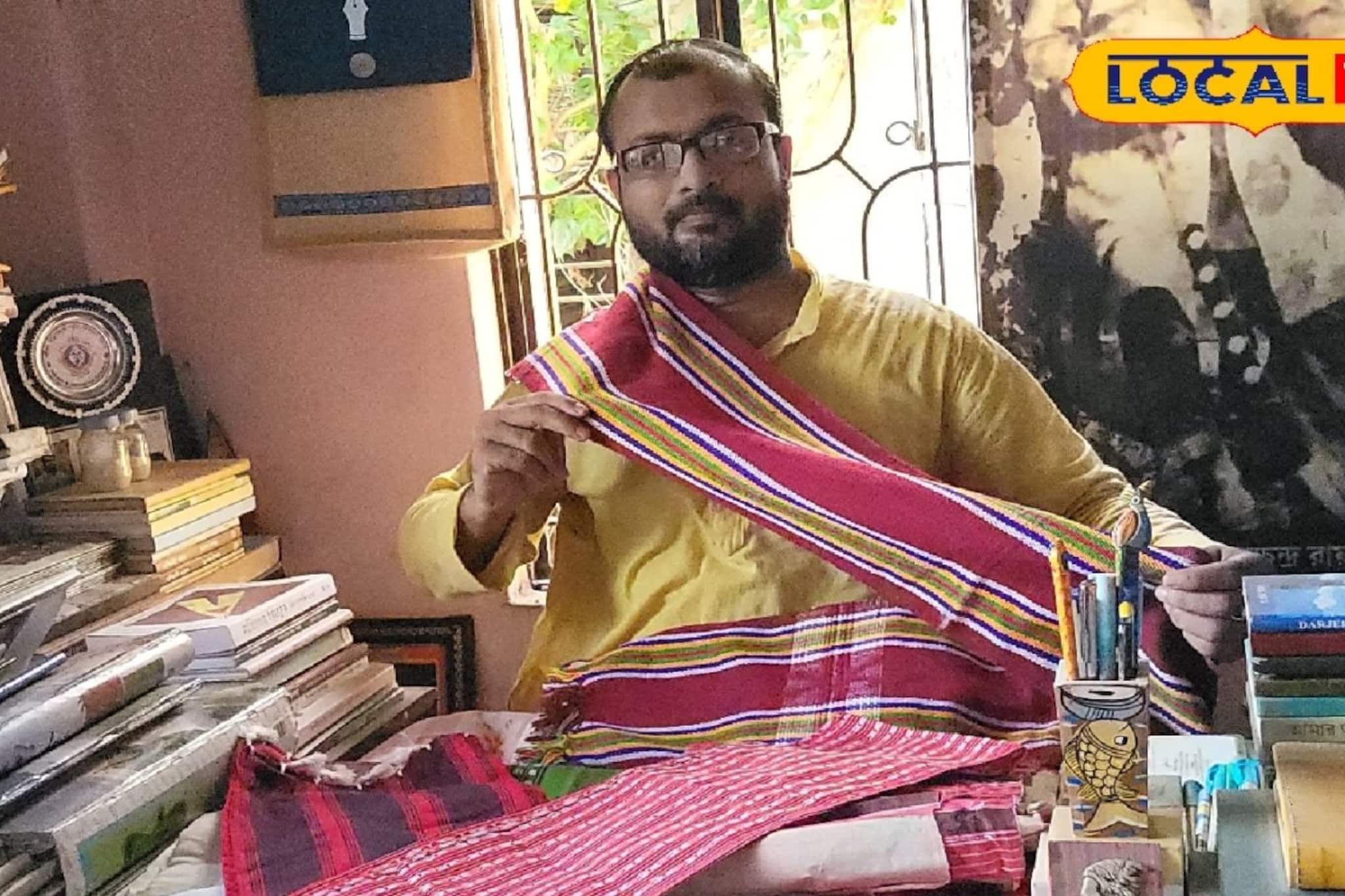 উত্তরীয়তে লুকিয়ে গোটা ভারতের ইতিহাস, শিক্ষকের ঘর যেন মিনি মিউজিয়াম! দেখে মুগ্ধ হবেন