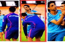 IPL 2026 Viral Video: গতবার দুরমুশ করেছিলে, এবারও মারবে নাকি! আশিস নেহরাকে মাঠেই পায়ে হাত দিয়ে প্রণাম বৈভবের, রইল ভিডিও