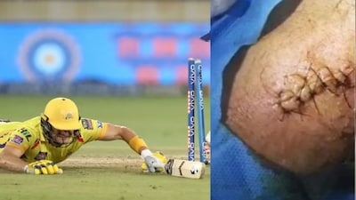 ওয়াটসনের লড়াকু ইনিংস।