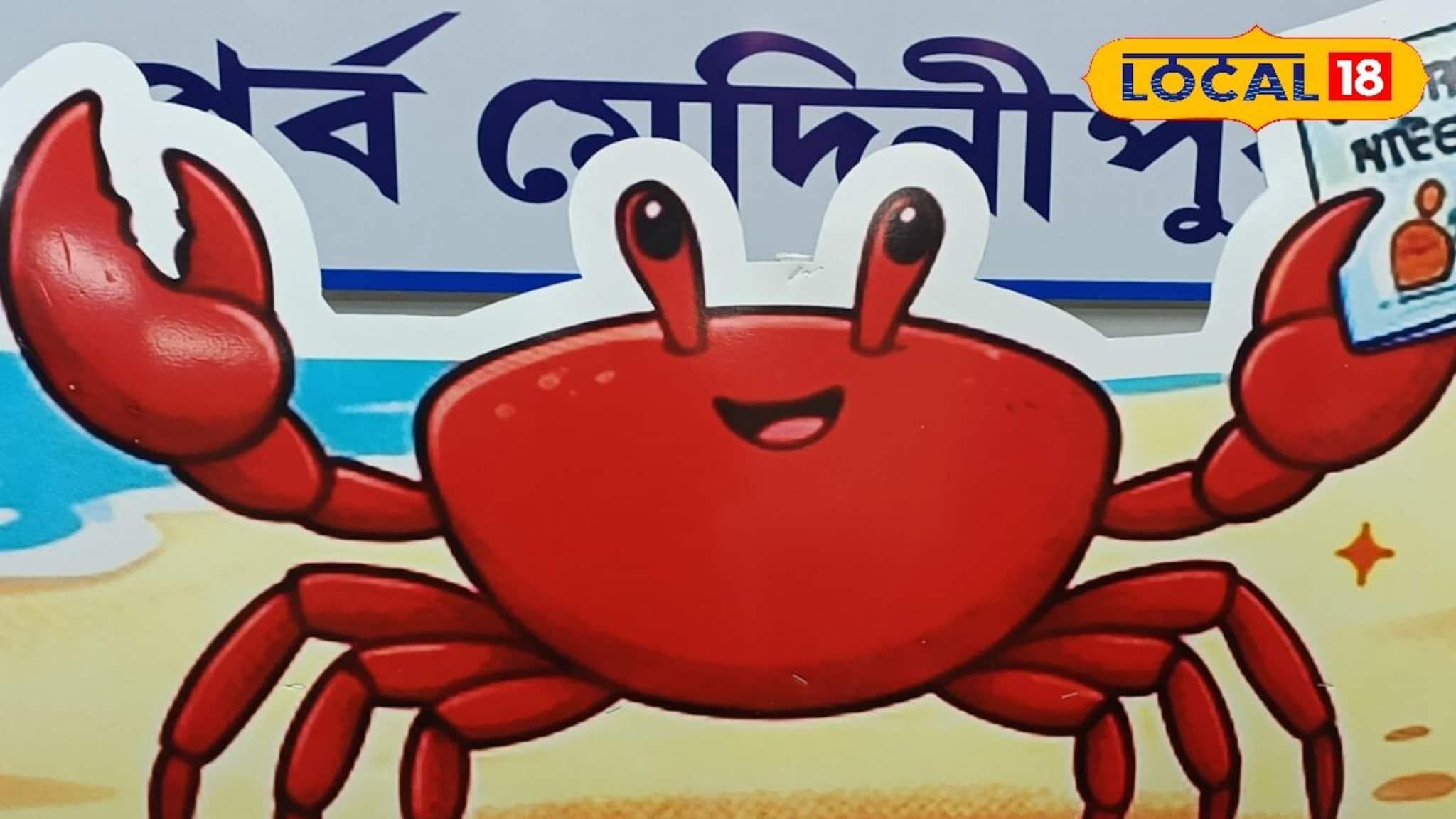 ভোটের প্রচারে এবার ময়দানে ‘লাল কাঁকড়া’! পূর্ব মেদিনীপুর জুড়ে কাদের ‘সচেতন’ করছে ‘কাঁকড়া প্রচারক’?