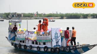 বাগদা থিমে ভোট সচেতনতা, নদীপথে অভিনব উদ্যোগ উত্তর ২৪ পরগনায়