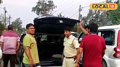 মালদহের রতুয়ায় নাকা চেকিং পয়েন্ট 