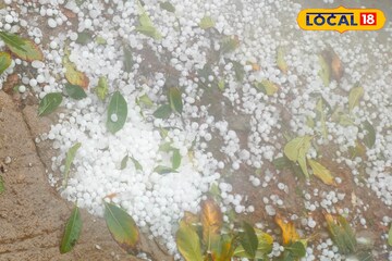 শিলাবৃষ্টির রূদ্ররূপ, সাদায়-সাদা হয়ে গেল সন্দেশখালি, চেনাই দায়, রইল টাটকা ফটো