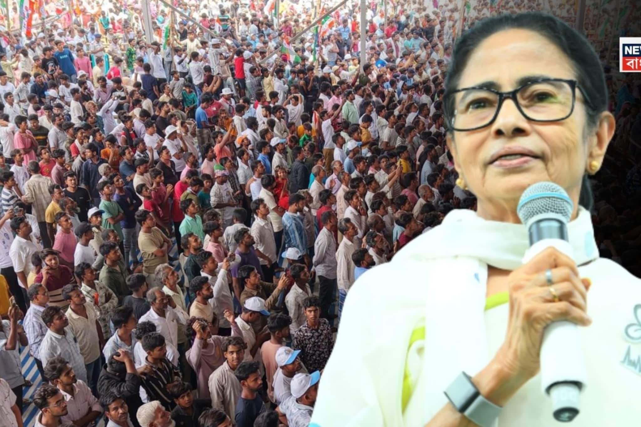 ‘বাইরের ফোর্স আনছে... ওরা যদি গট গট করে যায়, আপনারা কট মট করে তাকাবেন,’ সমুদ্রগড়ে বললেন মমতা