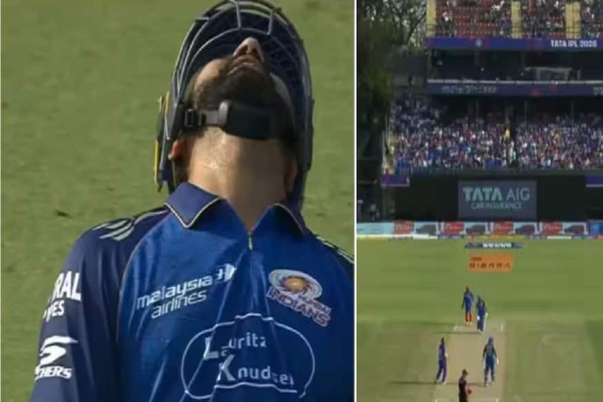 রোহিত শর্মা খুবই আপসেট হন আউট হওয়ার পর - Photo- Collected