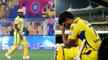 রান পাচ্ছেন না স্যামসন। রান পাচ্ছেন না স্যামসন।