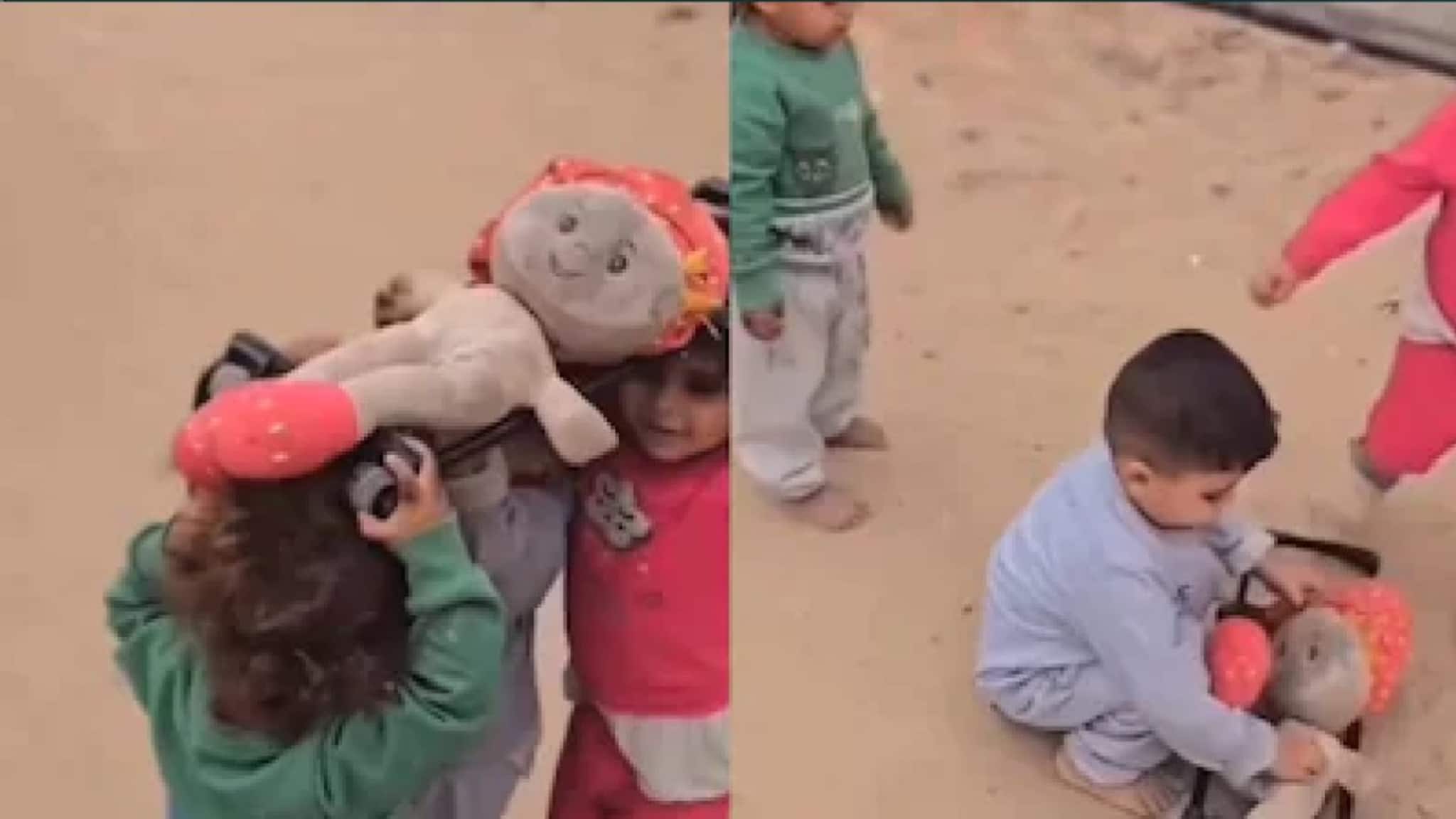 Gaza War Impact: পুতুলের 'শবদেহ' কাঁধে শিশুরা! যুদ্ধের আঁচে মুছে গেল শৈশব? ভিডিও দেখে শিউরে উঠছে দুনিয়া... গাজায় মর্মান্তিক দৃশ্য!