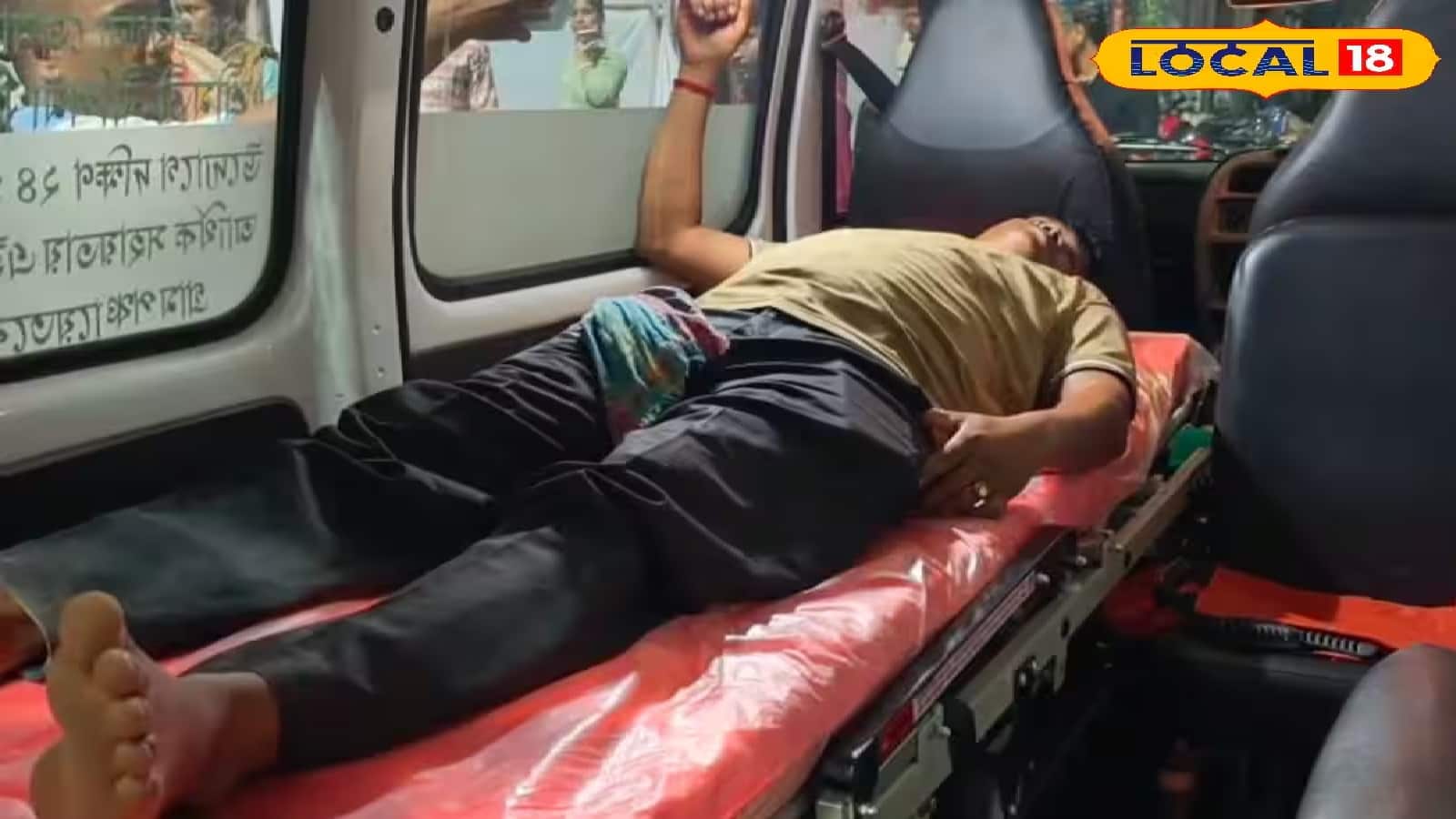 রবিবার গভীর রাতে গুলিবিদ্ধ তৃণমূল কর্মী 