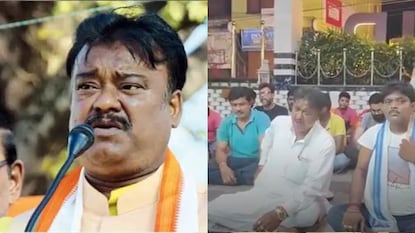 থানা ঘেরাও করে বিক্ষোভ তৃণমূল প্রার্থী বেচারাম মান্নার থানা ঘেরাও করে বিক্ষোভ তৃণমূল প্রার্থী বেচারাম মান্নার