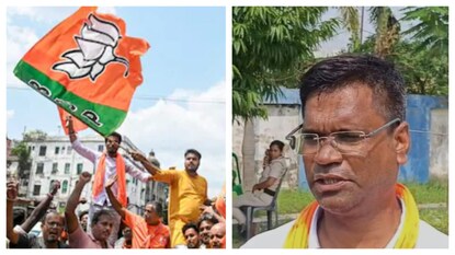 ফলতায় বিজেপি-র জয়ী প্রার্থী দেবাংশু পাণ্ডা৷ 