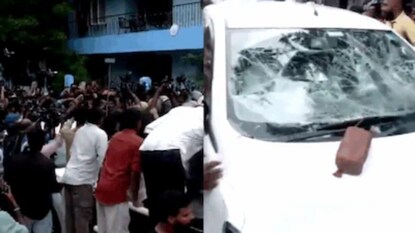 ইডির গাড়িতে হামলা সিপিএম সমর্থকদের