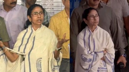রাত ১২ টার পর গণনাকেন্দ্র ছাড়লেন মমতা! স্ট্রংরুমের বাইরে তৃণমূল বনাম বিজেপি কর্মী সমর্থকদের স্লোগান যুদ্ধ, জমায়েত সরাতে মাইকিং পুলিশের