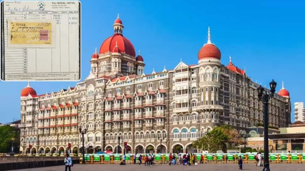 Taj Mahal Palace Hotel Bill: ১৯৯৬ সালে মুম্বইয়ের তাজ মহল প্যালেস হোটেলে ১ দিন থাকার খরচ কত ছিল জানেন? ভাইরাল হল পুরনো বিল, টাকার অঙ্ক দেখলে চমকে যাবেন