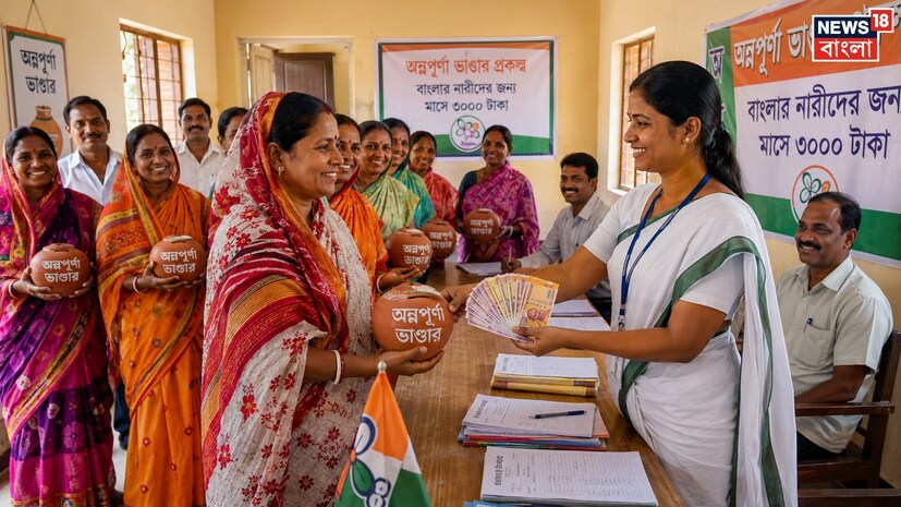*'অন্নপূর্ণা যোজনা' হোক বা 'লক্ষ্মীর ভাণ্ডার', ৩ জুন থেকে অনেকের অ্যাকাউন্টেই ৩০০০ টাকা কিংবা ১৫০০ টাকা ক্রেডিট হতে শুরু করেছে। কিন্তু অনেকেই ১৩ জুন পেরিয়ে গেলেও ৩০০০ বা ১৫০০, কোনও টাকাই পাননি। যারা এখনও পর্যন্ত নতুন ফর্ম ফিলআপ করে উঠতে পারেননি, তাঁদের ক্ষেত্রে কত টাকা পাবেন, তা নিয়ে রয়েছে অনেক সংশয়। অনেকেই অনুমান থেকে বলছেন, নতুন ফর্ম জমা না দেওয়া হলে হয়তো টাকা পাবেন না আর কেউ। কিন্তু তার কোনও সত্যতা এখনও জানা যায়নি। ফলে আগামী ৯০ দিনের মধ্যে আবেদন জমা না দেওয়া পর্যন্ত আশা করা যাচ্ছে অ্যাকাউন্টে লক্ষ্মীর ভাণ্ডারের টাকা পাবেন উপভোক্তারা। *'অন্নপূর্ণা যোজনা' হোক বা 'লক্ষ্মীর ভাণ্ডার', ৩ জুন থেকে অনেকের অ্যাকাউন্টেই ৩০০০ টাকা কিংবা ১৫০০ টাকা ক্রেডিট হতে শুরু করেছে। কিন্তু অনেকেই ১৩ জুন পেরিয়ে গেলেও ৩০০০ বা ১৫০০, কোনও টাকাই পাননি। যারা এখনও পর্যন্ত নতুন ফর্ম ফিলআপ করে উঠতে পারেননি, তাঁদের ক্ষেত্রে কত টাকা পাবেন, তা নিয়ে রয়েছে অনেক সংশয়। অনেকেই অনুমান থেকে বলছেন, নতুন ফর্ম জমা না দেওয়া হলে হয়তো টাকা পাবেন না আর কেউ। কিন্তু তার কোনও সত্যতা এখনও জানা যায়নি। ফলে আগামী ৯০ দিনের মধ্যে আবেদন জমা না দেওয়া পর্যন্ত আশা করা যাচ্ছে অ্যাকাউন্টে লক্ষ্মীর ভাণ্ডারের টাকা পাবেন উপভোক্তারা।