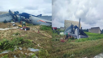 অসমের জোরহাটে ভয়ঙ্কর দুর্ঘটনার কবলে বায়ুসেনার বিমান