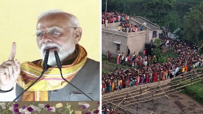 মোদিকে দেখতে জনজোয়ার মোদিকে দেখতে জনজোয়ার