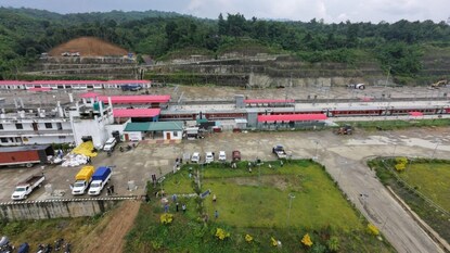 সাইরাং স্টেশনে বৃক্ষরোপণ কর্মসূচি