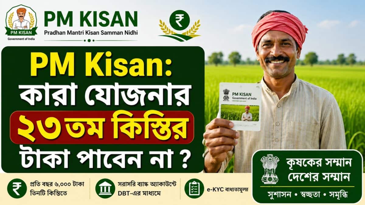 PM Kisan: কারা যোজনার ২৩তম কিস্তির টাকা পাবেন না ? আপনার নাম নেই তো তালিকায় ? দেখে নিন