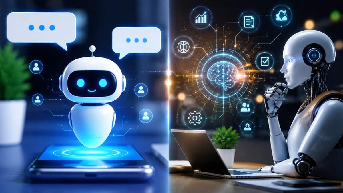 AI Agent vs Chatbot: AI Agent কী? Chatbot-এর থেকে কতটা আলাদা, জেনে নিন দু’টির কাজ AI Agent vs Chatbot: AI Agent কী? Chatbot-এর থেকে কতটা আলাদা, জেনে নিন দু’টির কাজ
