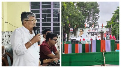 একুশে জুলাইয়ের সভায় আসার আগেই আটক প্রাক্তন বিধায়ক অসিত মজুমদার৷ একুশে জুলাইয়ের সভায় আসার আগেই আটক প্রাক্তন বিধায়ক অসিত মজুমদার৷