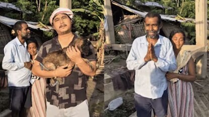 একমাত্র ছেলেকে হারিয়ে শোকে বিহ্বল মৃত কিশোরের বাবা-মা (ডান দিকে)৷ একমাত্র ছেলেকে হারিয়ে শোকে বিহ্বল মৃত কিশোরের বাবা-মা (ডান দিকে)৷