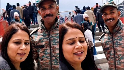 প্রাক্তন ছাত্রের সঙ্গে শিক্ষিকার হঠাৎ দেখা, সেনাবাহিনীর পোশাকে দেখে ভিজে উঠল চোখ, বললেন— ‘এটাই তো আমাদের আসল প্রাপ্তি’
