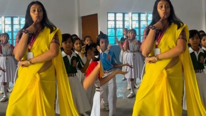 স্কুলে শিক্ষিকা ‘Zoobi Doobi’ গানে করলেন দুর্দান্ত নাচ! ক্লাসরুমে শিশুদেরও মিলল সঙ্গ, দেখে উচ্ছ্বসিত নেটিজেনরা