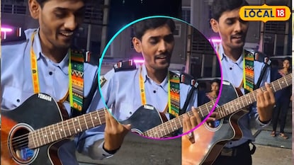 দুর্গাপুরের রাস্তায় গান গেয়ে ভাইরাল সিকিউরিটি গার্ড যুবক দুর্গাপুরের রাস্তায় গান গেয়ে ভাইরাল সিকিউরিটি গার্ড যুবক