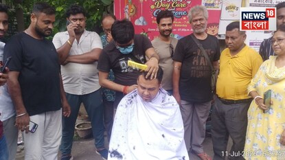 ফের চুল কাটলেন কৌস্তভ ফের চুল কাটলেন কৌস্তভ