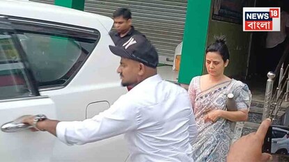 কালীগঞ্জে মহুয়া মৈত্রকে লক্ষ্য করে ডিম