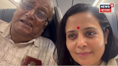 সৌগত রায়ের সঙ্গে এক বিমানে মহুয়া মৈত্র সৌগত রায়ের সঙ্গে এক বিমানে মহুয়া মৈত্র
