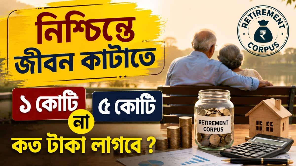 How Much Money You Need For Retirement: আপনার কি এখন ৩৫ বছর বয়স ? অবসরের পরে নিশ্চিন্তে জীবন কাটাতে ১ কোটি না ৫ কোটি, কত টাকা লাগবে ? জেনে নিন