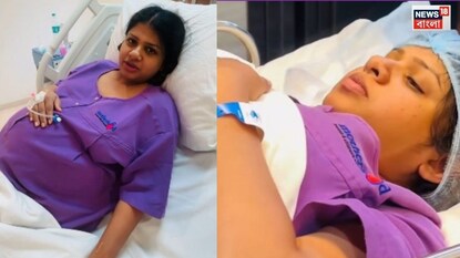 ডেলিভারির আগে চোখে জল সুস্মিতার ডেলিভারির আগে চোখে জল সুস্মিতার