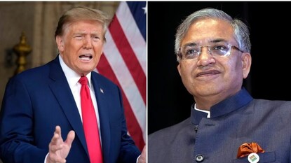 জ্ঞানেশ কুমারের প্রসঙ্গ তুলে ধরে ভারতীয় নির্বাচন ব্যবস্থার প্রশংসা ট্রাম্পের  (Photo via AP/PTI)